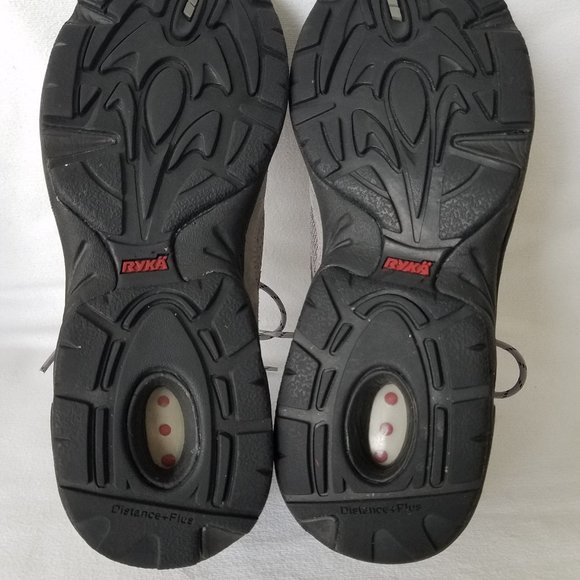 Ryka Women's Size 9.5M Athletic Walking Shoes Gray Maroon K24037W-S Lace Up - Picture 6 of 9